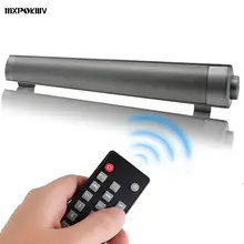 MXPOKWV Wireless Bluetooth Subwoofer Mini MP3 TF Card Speaker Louderspeaker Stereo Super Bass 2X5W Sound Bar TV Remote Control