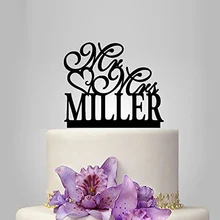 Украшение для свадебного торта с монограммой, свадебные украшения