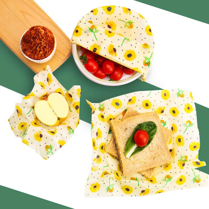 3 PCS Beeswax Food Wraps Sets