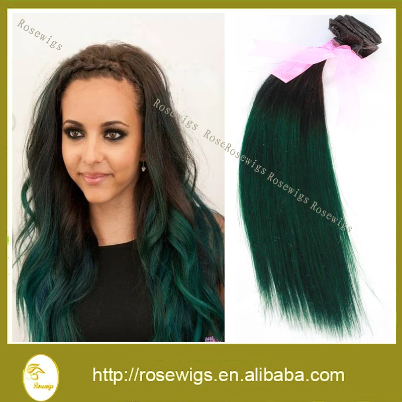 3 Pcs Lot Best Quality 7a Malaysian Virgin Hair Straight 1b Green