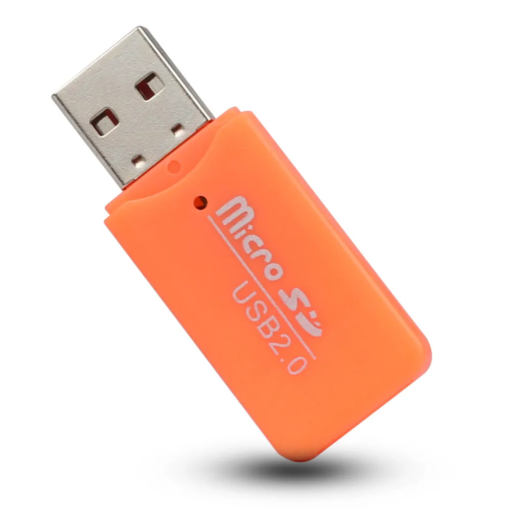 Высокая Скорость Mini USB 2.0 Micro SD TF T-Flash чтения карт памяти адаптера Au24 челнока