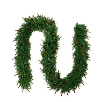 

Christmas Yellow Heads Garland LED Lights Home Hotel Mall Rattan Decorative Pendants Holiday Decorations