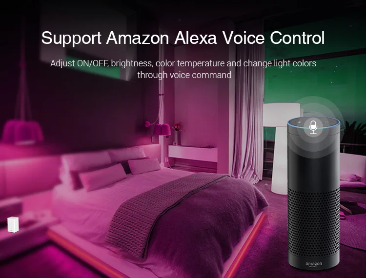 Amazon Alexa YT1 WiFi Пульт дистанционного управления YL1 сенсорный RGB WiFi светодиодный контроллер ler YL5 5 в 1 WiFi светодиодный контроллер 9 Вт RGB+ CCT WiFi светодиодный фонарь