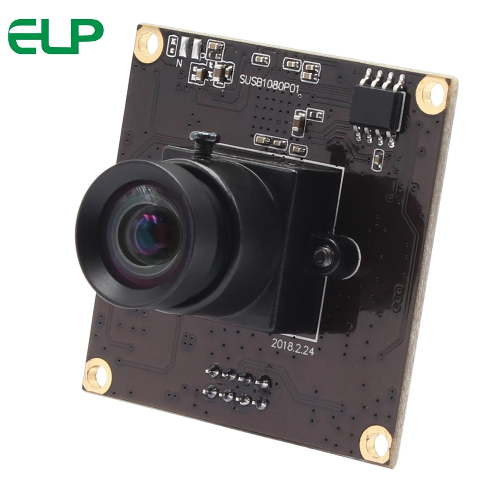 ELP USB3.0 Camera Module Free Driver UVC IMX291 HD Color Sensor 1080P 50fps Industrial USB Webcam With No distortion Lens|Модули камеры|