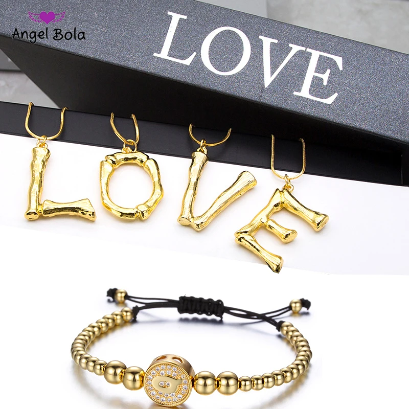 

Luxury Exaggerated Metal Letter Necklace Fashion Temperament Lava Alphabet Necklace Hyperbole Big English Letter Pendant Gift