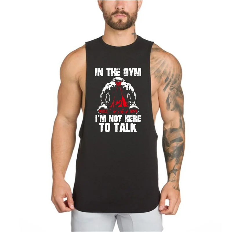 

Men Tank Tops Skulls Bodybuilding tank top gyms Fitness Men Vest Brand Muscleguys Clothing Sleeveless Shirts Workout O-Neck tops