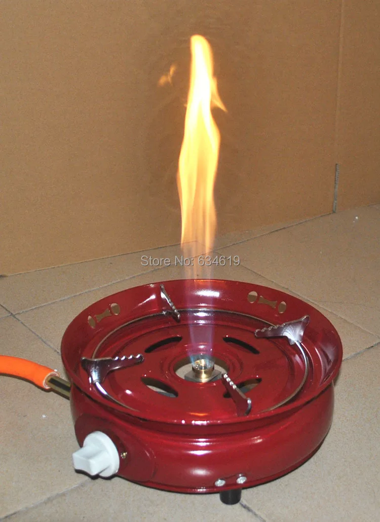 

Portable small circular furnace for picnic Small single energy-saving kitchen gas furnace gas picnic boiler