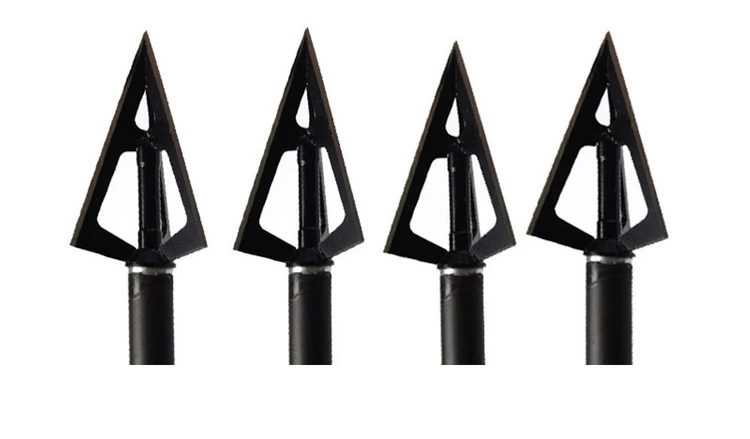 12pcs lot Universal 100 grains Stainless Steel Arrow Head Hunting Shooting Arrow Tips Outdoor font b