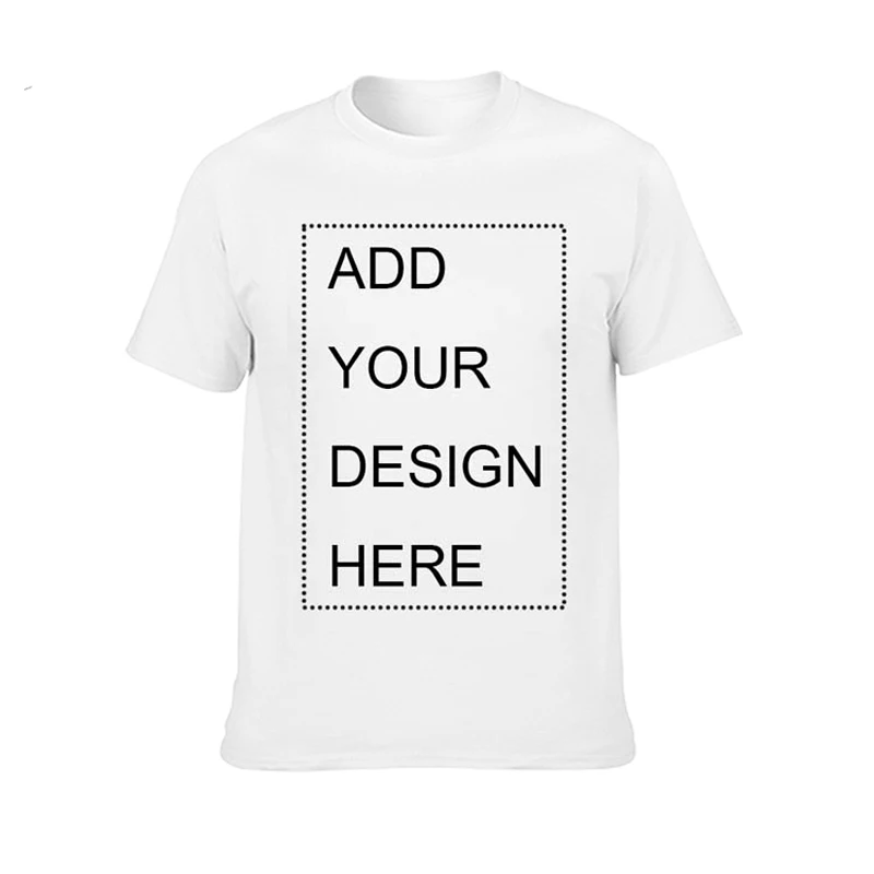 

NEEDBO Customized t shirt Logo Printing DIY Your Own Designed T Shirt Men Summer Casual Cotton Streetwear Tee Tops Men T-shirt