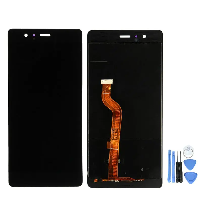 

LCD Display Touch Screen Digitizer Assembly Replacement Assembly With Tools For Huawei P9 Smartphones Black New