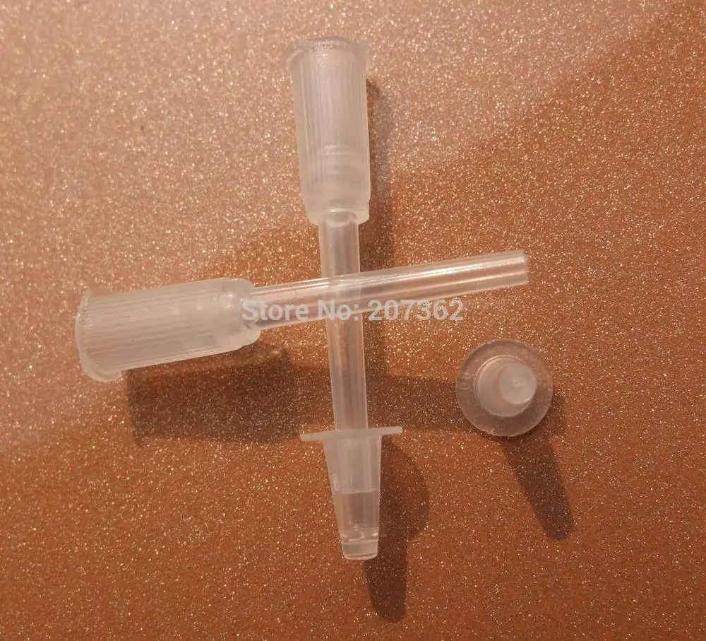 SmoothFlow Plastic Conical Dispense Needle Tips W/ Cap for high