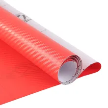 Авто Стайлинг 50x127 см 3D углеродного волокна винил Обёрточная бумага Стикеры пузырь выпуска воздуха автомобиль DIY инструмента