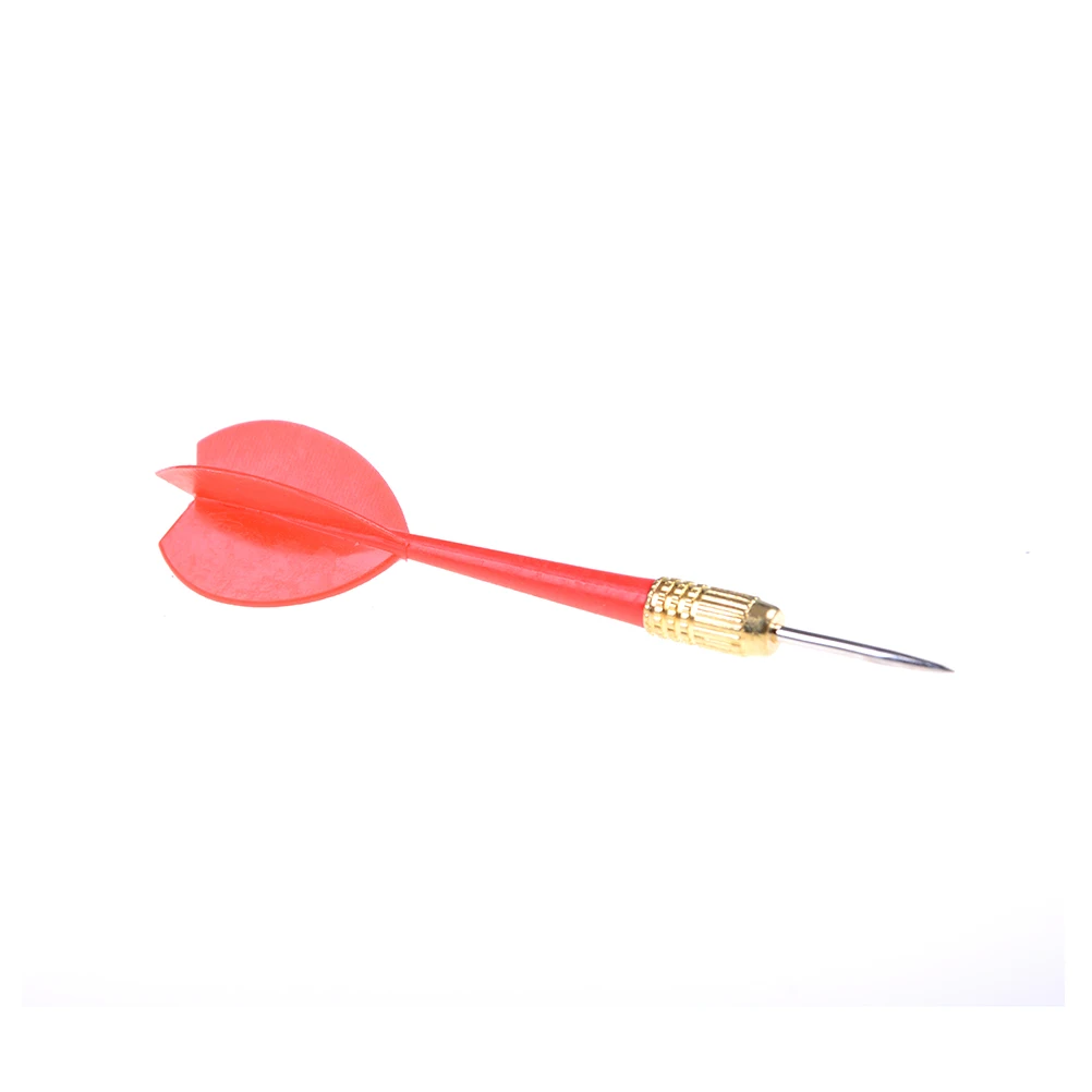 6xColorful Plastic Wing Darts Needle Kids Tone Dart Steel Brass Throwing tip toy