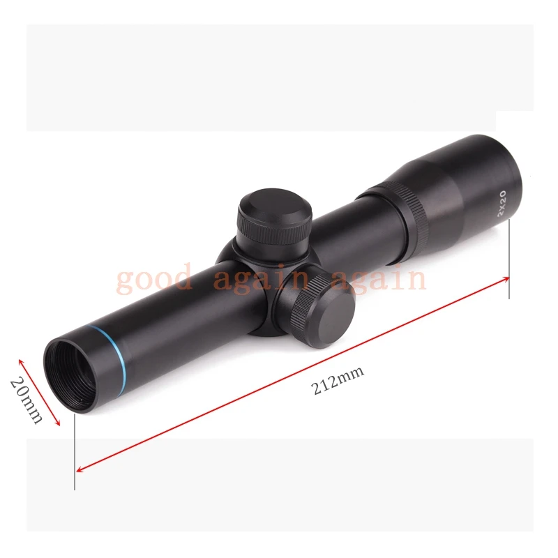 Ledarnell 2x20 طويل العين خروج التلميذ 350-400 ملليمتر بندقية نطاقات الكشفية الإغاثة بندقية نطاق البصر التكتيكي الصيد نطاقات