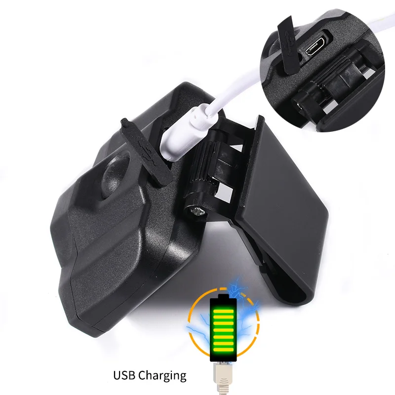 Coba cob налобный фонарь usb Перезаряжаемый встроенный аккумулятор светодиодный