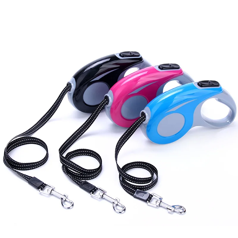 

Reflective Strong Dog Cats Retractable Leashes Small Size 3M For Dog Walking Automatic Adjustable Collar Leads Pets Supplier