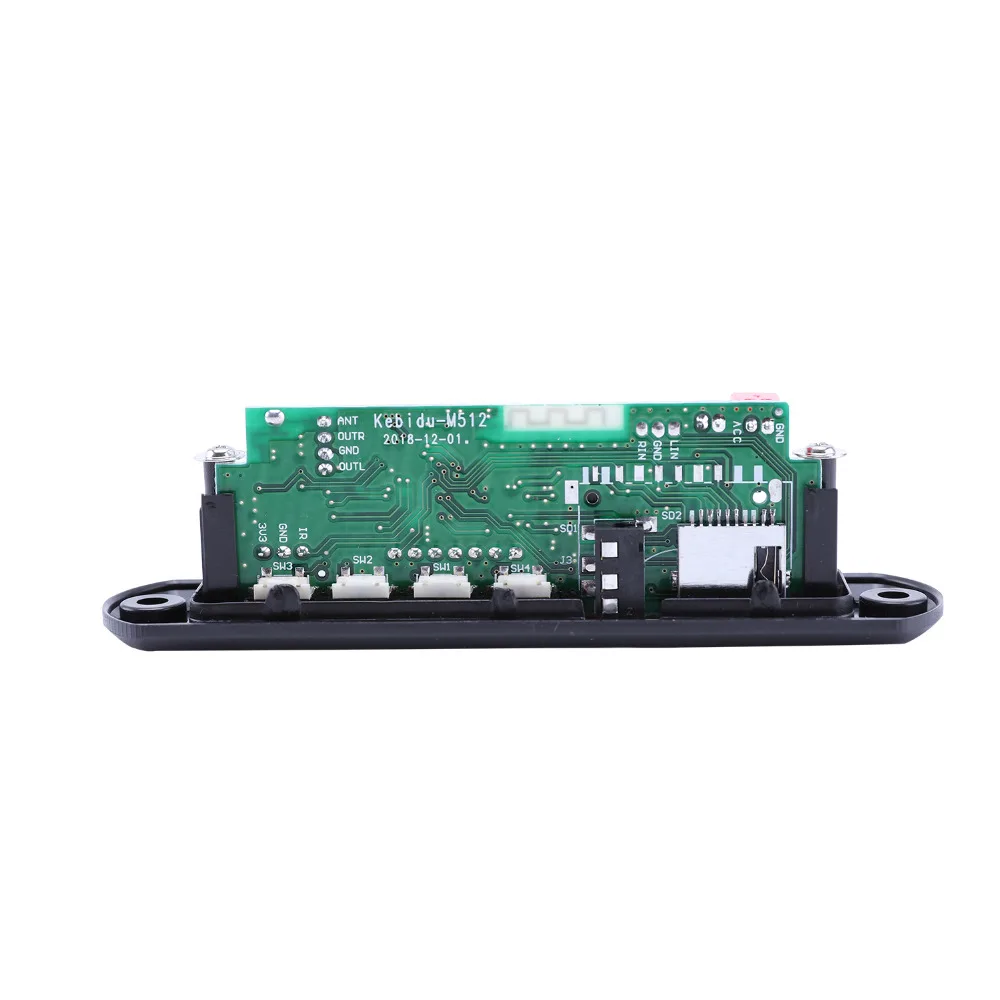 7-12 V Авто USB Bluetooth MP3 WMA FM AUX декодер доска аудио модуль поддержка TF SD карты