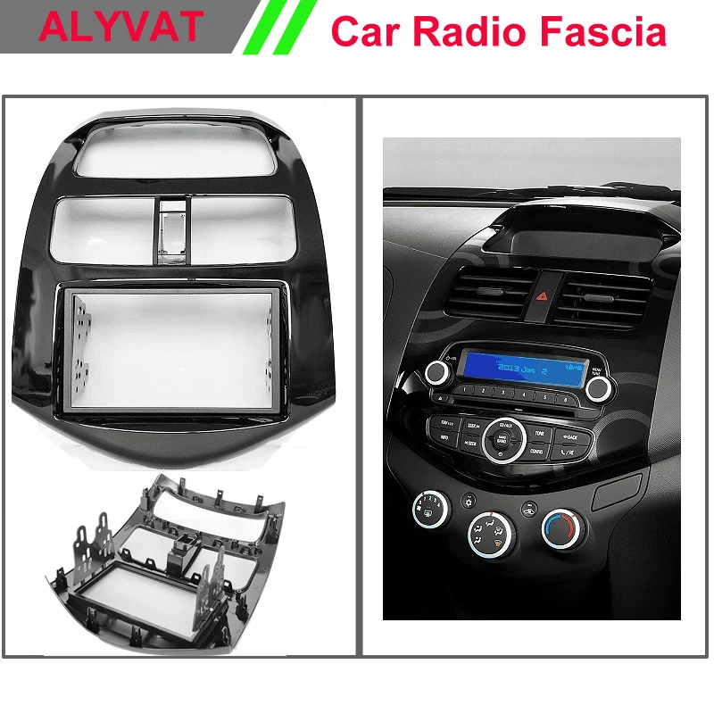 Автомобильная рамка для приборной панели Chevrolet Spark Beat Daewoo Martiz 2010 AutoStereo панель