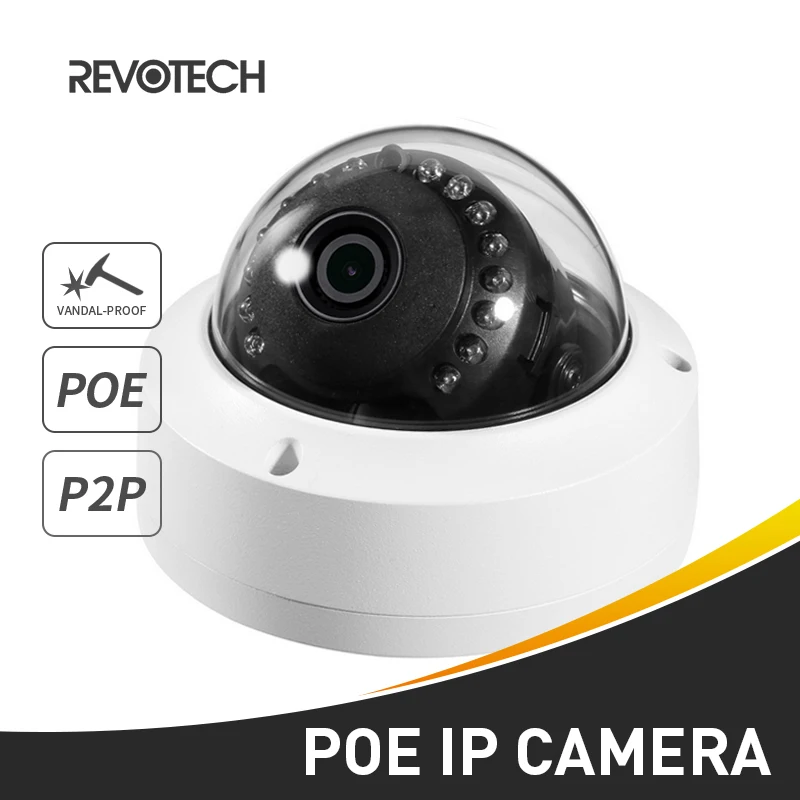POE Антивандальная Водонепроницаемая 1080P 15LED уличная ip-камера Антивандальная купольная 2.0MP ONVIF ночное видение P2P CCTV камера