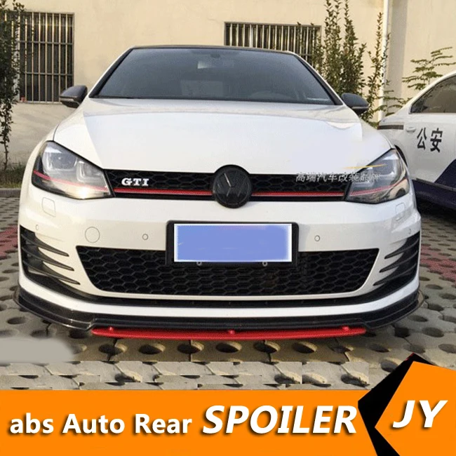 Для GOLF 7,5 ABS защита выхлопного отверстия заднего бампера для- Volkswagen GLOF набор бампер задняя Передняя Лопата задний спойлер