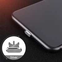 YIESOM 2 в 1 Металл Алюминий Anti Dust Разъем + SIM-карты лоток мобильного телефона зарядное устройство порты и разъёмы Разъем для iPhone X XR XS Max 8 7 Plus