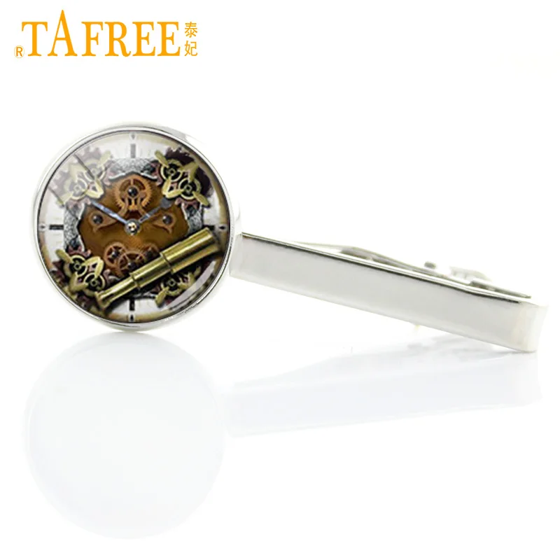 

Machines Golden Gears, Steampunk Men Tie Clips Clock Movement Mens Tie Clips Decoration Formal Wear Necktie Tie Clips T 290