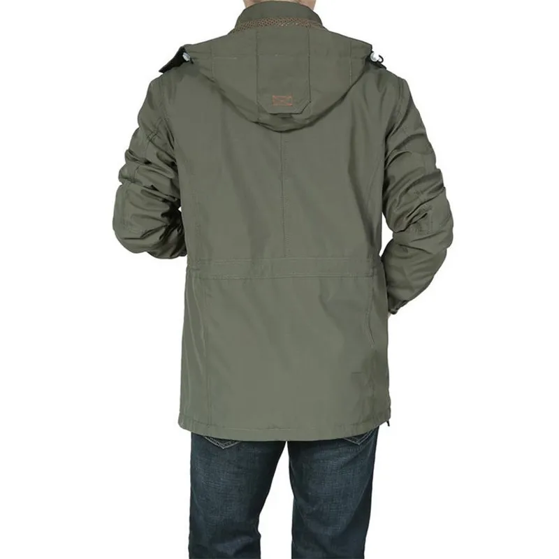 AFS JEEP, брендовая одежда, куртка-бомбер, мужская, Осень-Зима, Мульти-карман, водонепроницаемая, военная, тактическая куртка, ветровка, Мужское пальто
