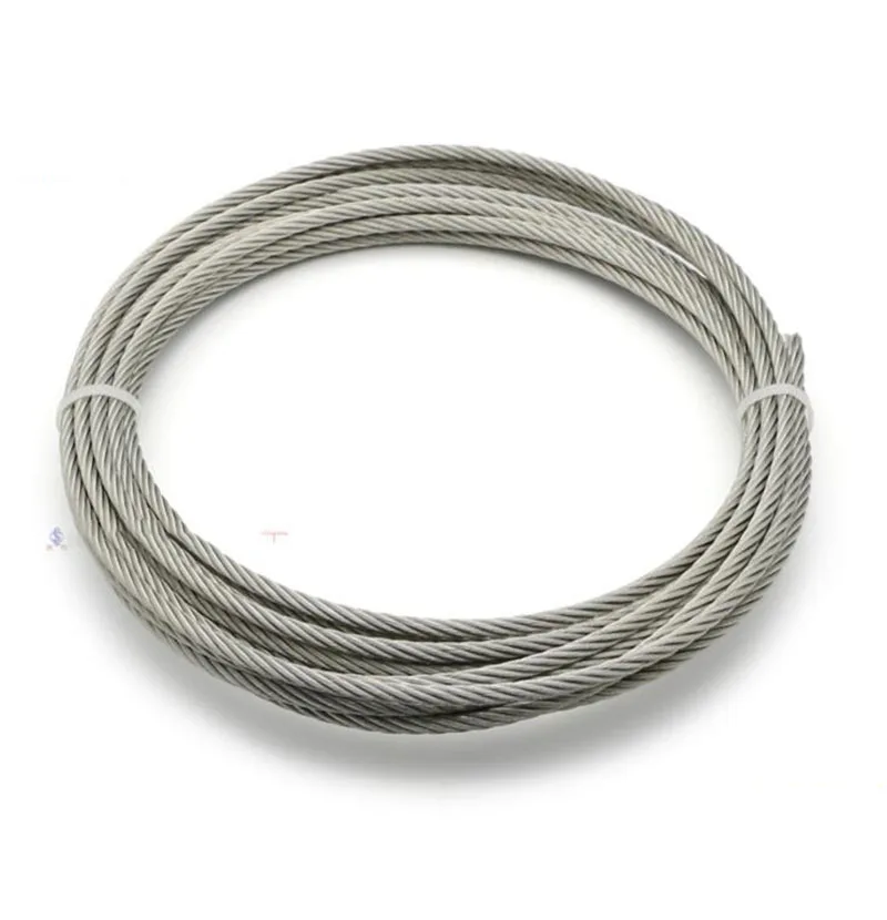 Stainless Steel Wire Rope / High Strength Durable / Soft Lifting Rope