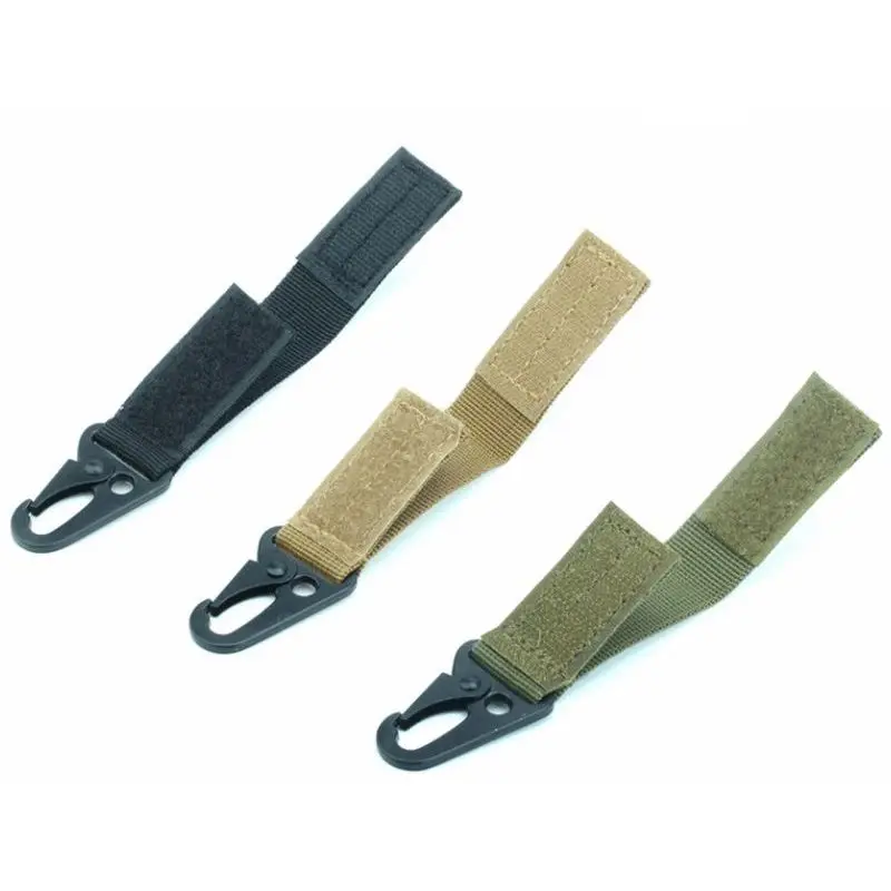 High Stength Nylon Carabiner Lock Military keychain Hook Webbing Molle Buckle Outdoor Handing Belt Clip Buckle 1pcs/lot