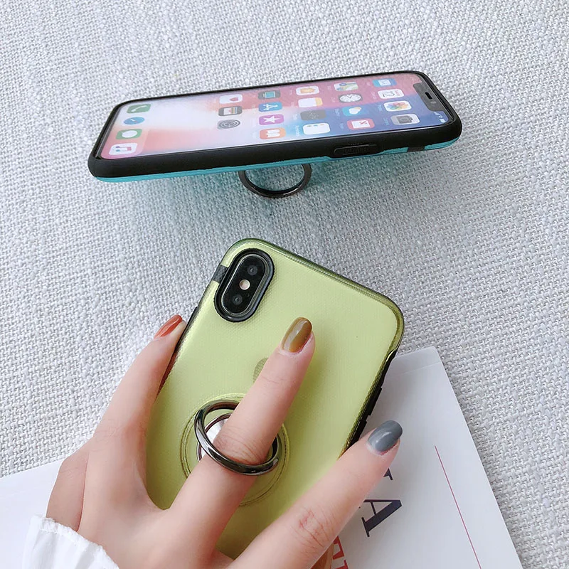 Роскошный чехол для телефона iPhone 7 8 6 6S Plus X XR XS MAX задняя крышка Мягкий Прозрачный