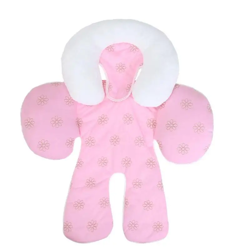Подушка для новорожденного безопасность сидений в автомобиле защита шеи Кормление малыша спящий мягкий плюшевый уход - Цвет: Розовый