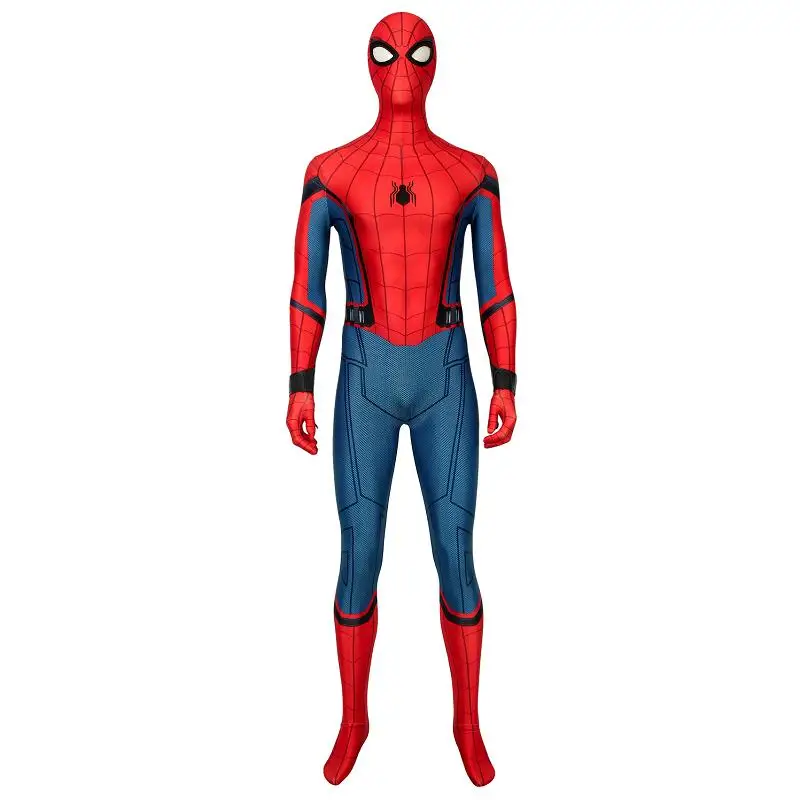 

Spider-Man Far From Home Costume Spiderman Peter Parker Cosplay Jumpsuit Superhero Bodysuit Zentai Adult Men Halloween Outfit