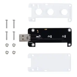 Прочный Маленький для Raspberry Pi Zero USB ключ акриловый щит Передняя Задняя сторона Breakout модуль расширения аксессуары портативный