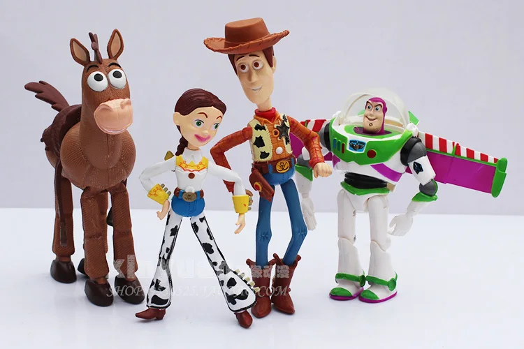 Toy story of woody buzz lightyear Tracy horse toy doll hands do model