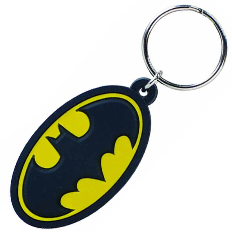 

PVC Keychain 3D Plastic Keyrings For Advertisement Rubber Design Custom Key Holder llaveros 100pcs/lot Free Shipping