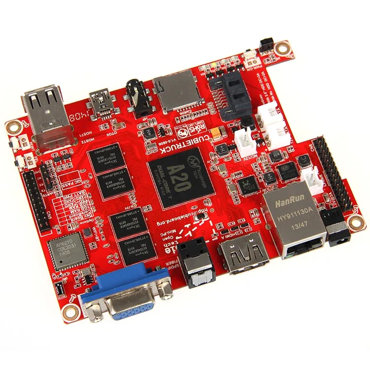 

free shipping Cubieboard3 dual-core A20 Cubietruck base package development board