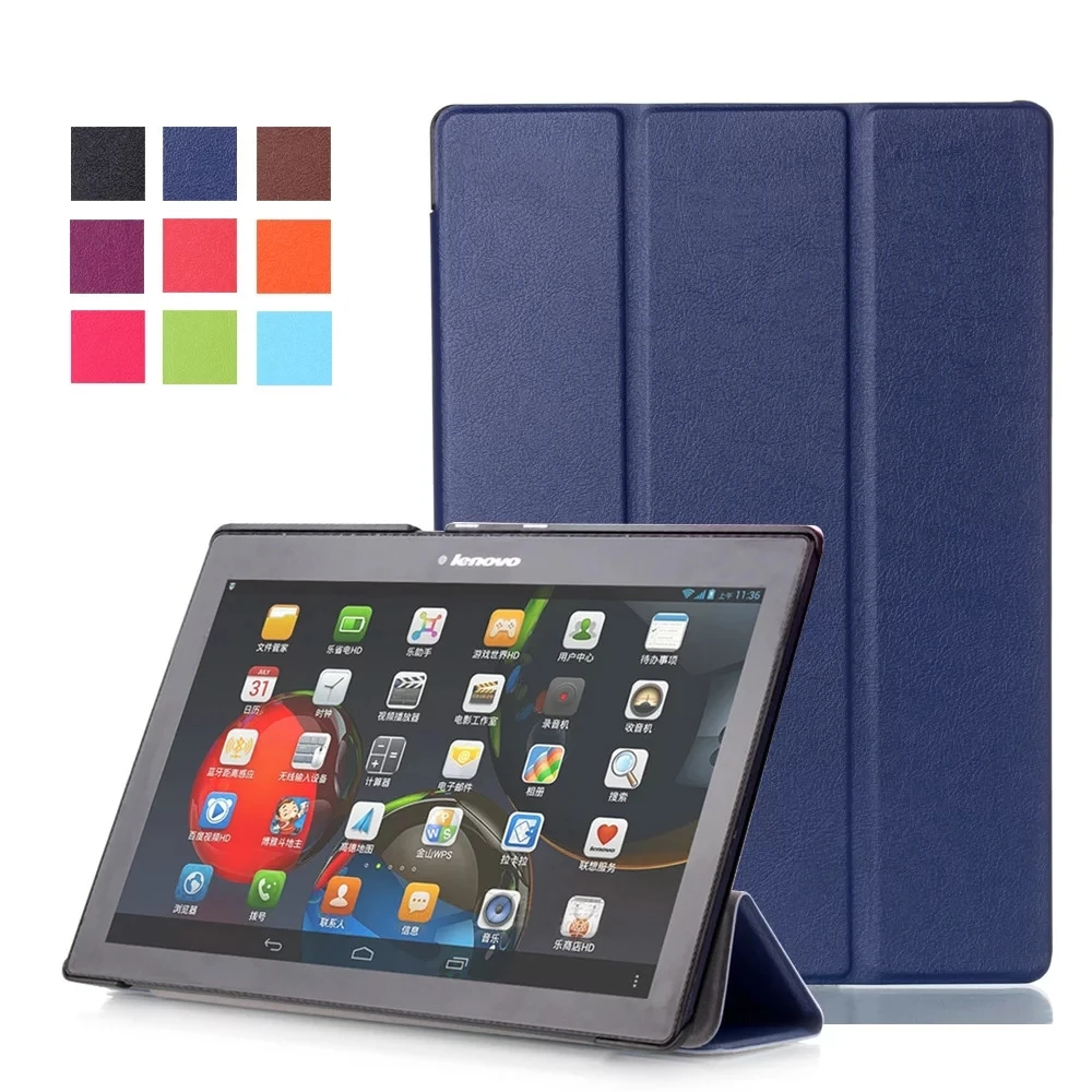 Для lenovo Tab 2 A10-70F/L A10-30F/L X30F/м TAB-X103F TB3-X70F/N Smart Cover чехол+ Bluetooth клавиатура+ сумка+ стилус+ Защитная пленка на экран+ влажные салфетки