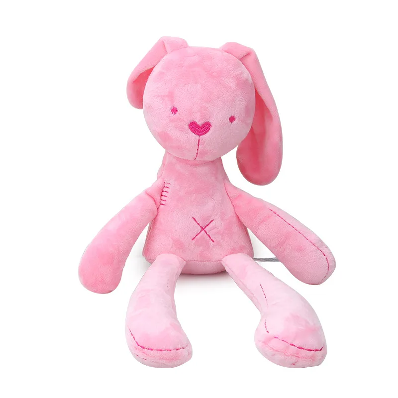 

Cute soft smooth plush long-legged rabbit doll newborn toy baby sleeping appease doll gift boys and girls plush toy 2 colors