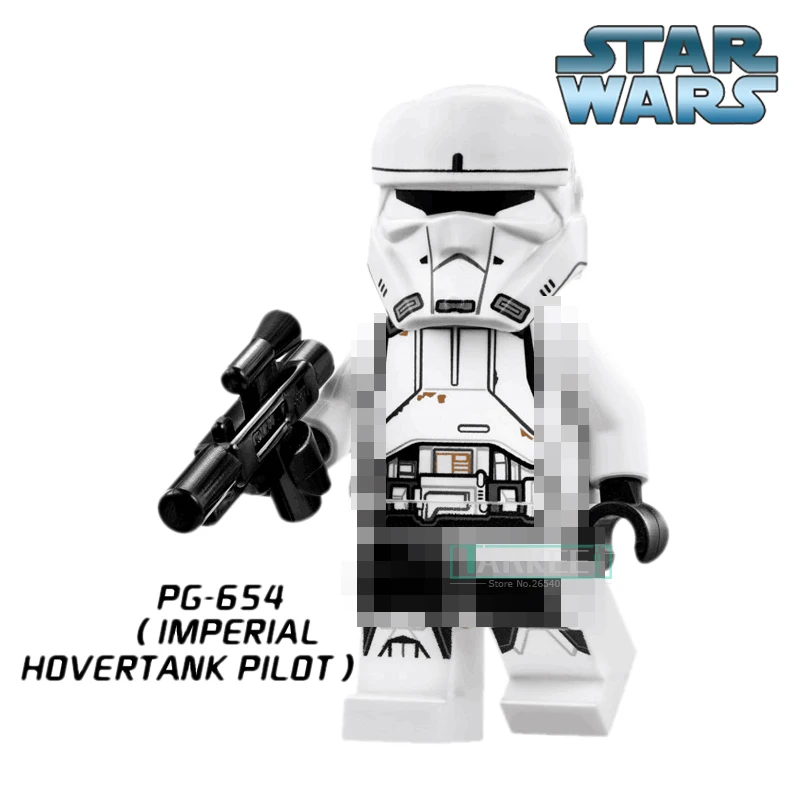 1 шт. Star Wars pg654 императорской hovertank фигурки пилота Death Trooper shoretrooper DIY Рисунок Building Block