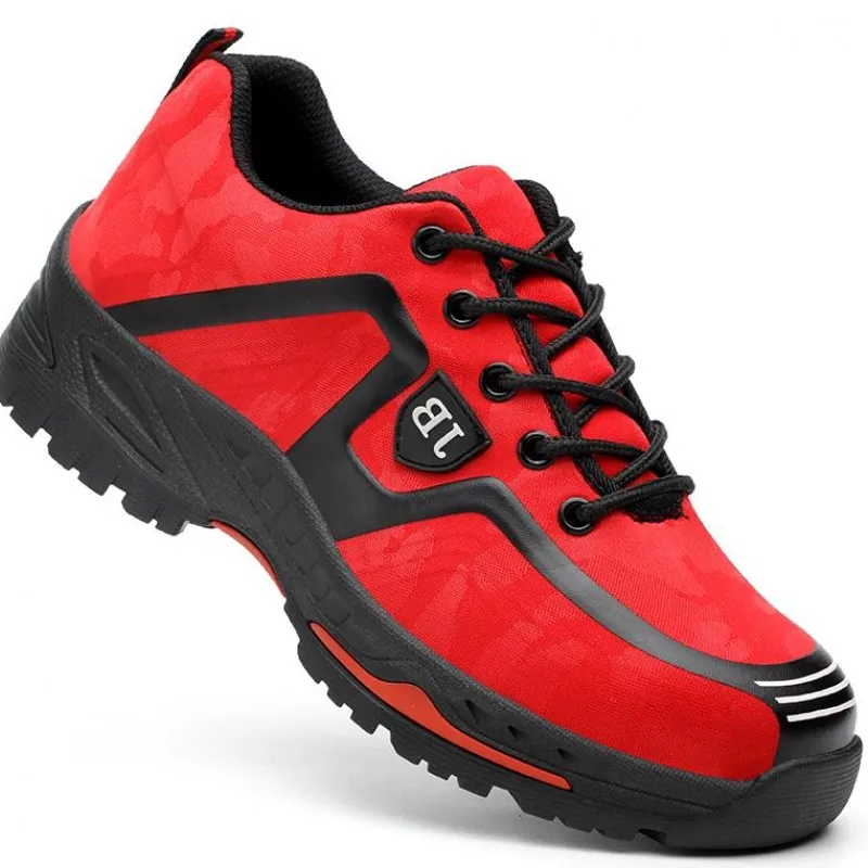 Men Steel Toe Safety Shoes Casual Breathable Work Sneaker Anti-piercing aramid fiber Protective Footwear