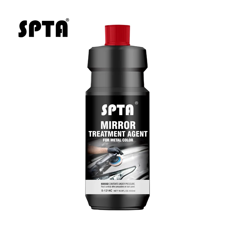 

SPTA 500ML Mirror Treatment Agent For Metal Color Car Polish Liquid Rubbing Compound Color Enhance Liquid Auto Paint Pasta Scrap