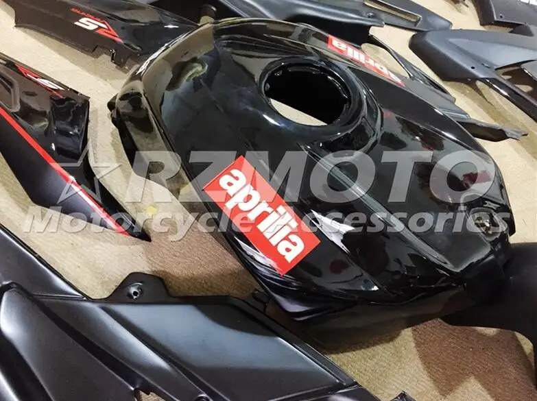 4 подарки ABS впрыск набор подходит для Aprilia RS125 06 07 08 09 10 11 RS4 РСВ 125 2006 2011 Обтекатели классные черные