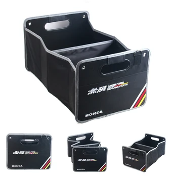 

Car Styling Trunk Storage box Tools Organizer bag for Honda mugen FIT ACCORD ODYSSEY Civic CITY typeR Interior Tidying Container
