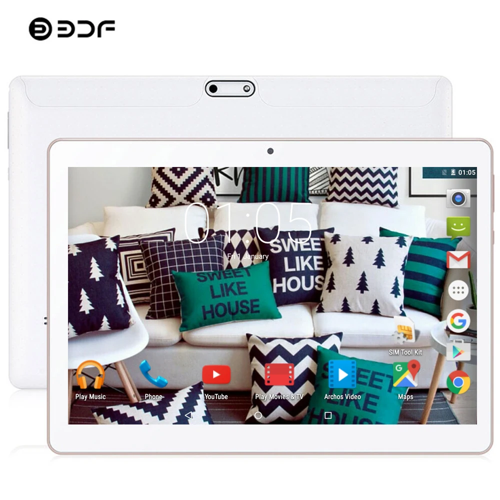 

BDF Android Tablet 10 Inch 3G Phone Call Tablet Pc Android 7.0 Quad Core 1GB RAM 32GB ROM 1280*800 IPS LCD Pc Tablet 7 8 9 10