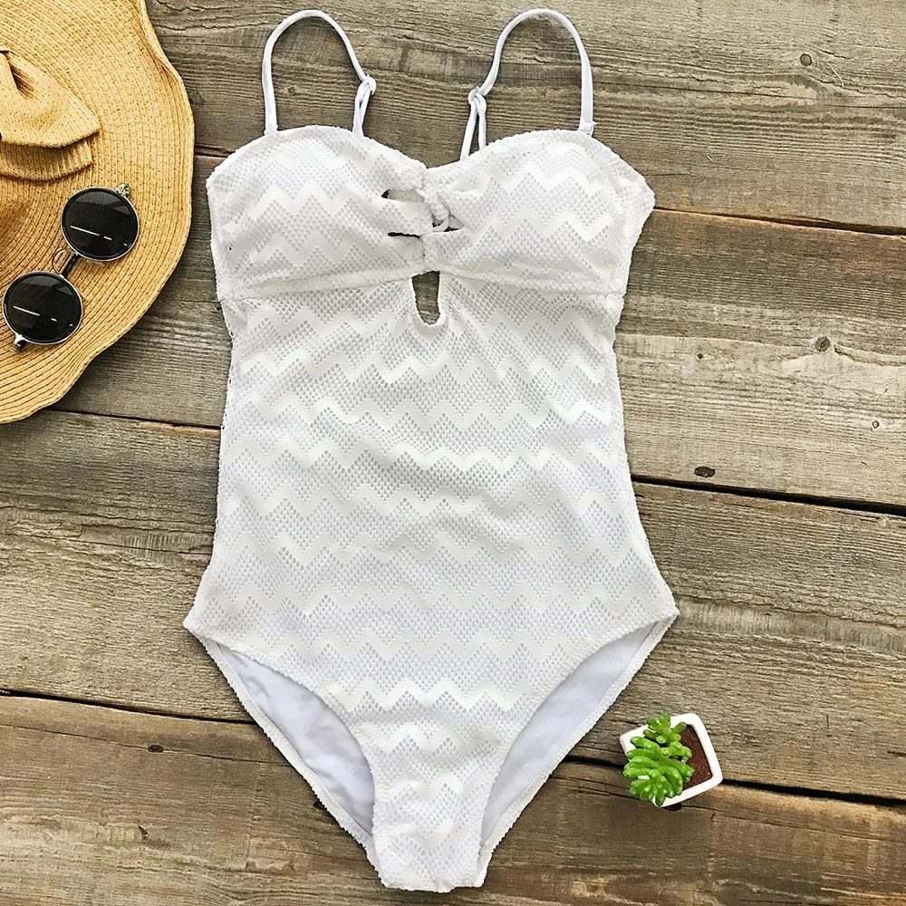 Aliexpress.com : Buy Cupshe Soft Feeling Solid One piece Swimsuit ...