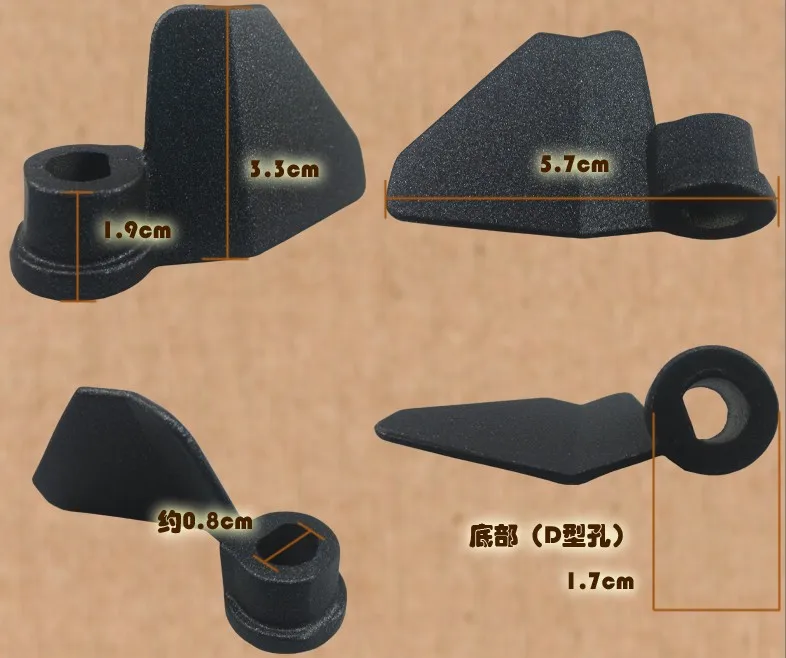 High quality original 2Pcs Universal Bread Maker Mixing Paddle Kneading