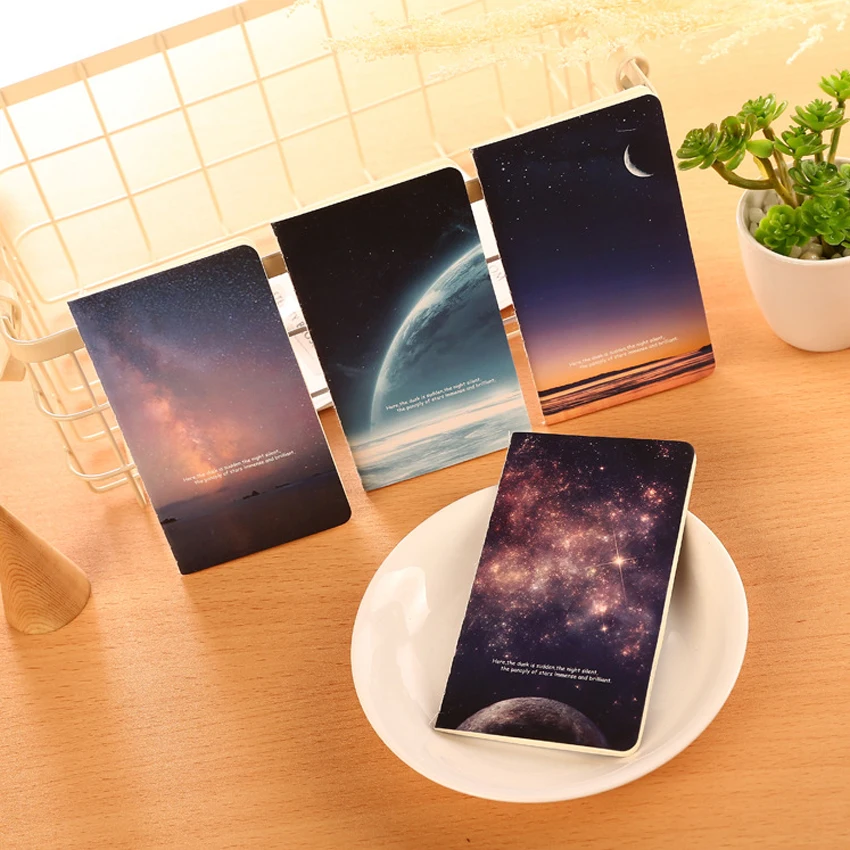 

1pcs/lot Cute Beautiful Wind 80k Car Line Portable Mini Notebook Cartoon Note Book Small School Supplies Korean Stationery