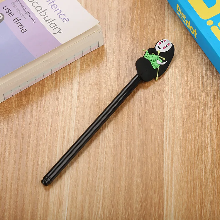 Японская унесенная призраками гелевая ручка без лица для мужчин Милая 0,5 мм черная чернильная нейтральная ручка школьные офисные принадлежности для письма рекламный подарок