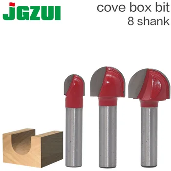 

1pc 8" Shank Core Box Bit - Long Reach -1/2"W For Woodworking Cutting Tool