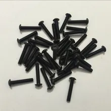 100 PCS M3 série 10.9 cabeça redonda hex soquete parafusos M3 * 6/8/10/12-50mm o cogumelo cabeça hex soquete parafusos